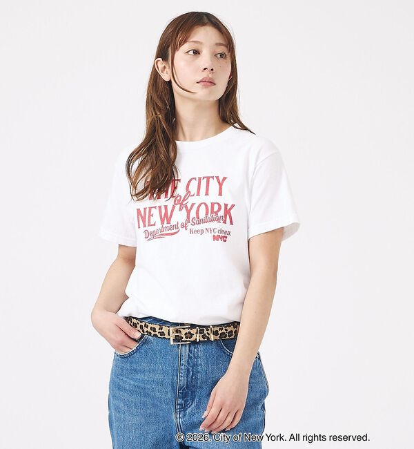 Rouge vif「【GOOD ROCK SPEED / グッドロックスピード】NYC T-Shir」|Tシャツ・カットソー|ホワイト系その他1