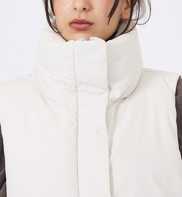 Rouge vif「【KWD/ケーダブルディー】スタンドカラーダウンベスト/STAND COLLAR」|ダウン|