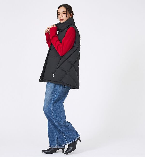 Rouge vif「【KWD/ケーダブルディー】スタンドカラーダウンベスト/STAND COLLAR」|ダウン|