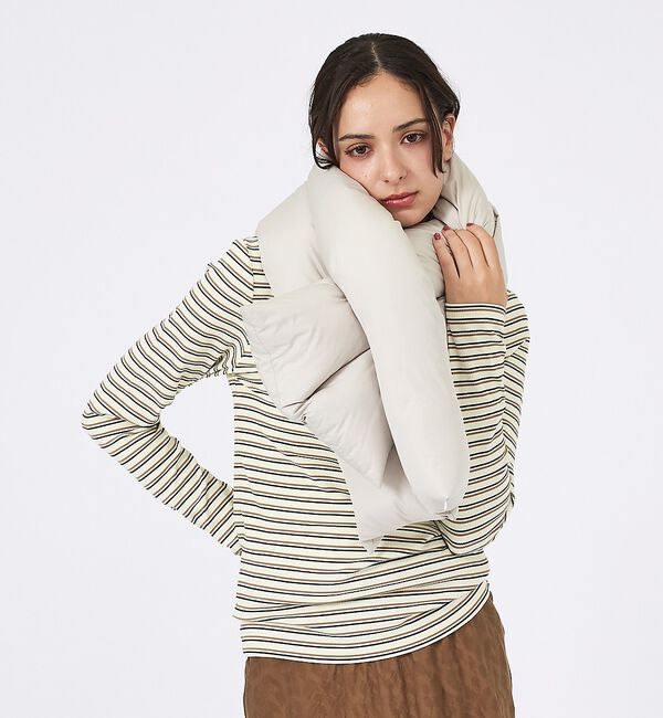 Rouge vif「【KWD/ケーダブルディー】ダウンスカーフ/DOWN SCARF/ダウン/防寒/」|マフラー|
