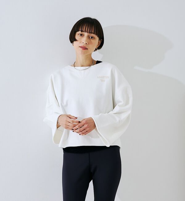 Rouge vif「【IRONING/アイロニング】ロゴショート丈スウェット/スエット logo a」|スウェット・ジャージ|