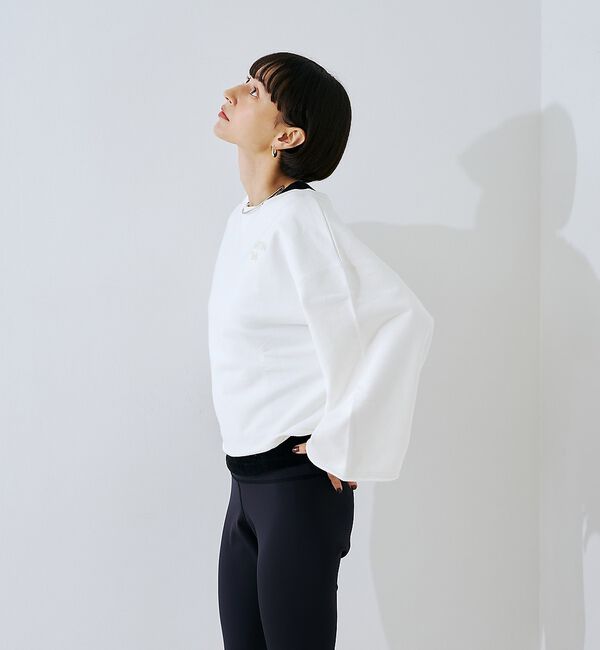 Rouge vif「【IRONING/アイロニング】ロゴショート丈スウェット/スエット logo a」|スウェット・ジャージ|