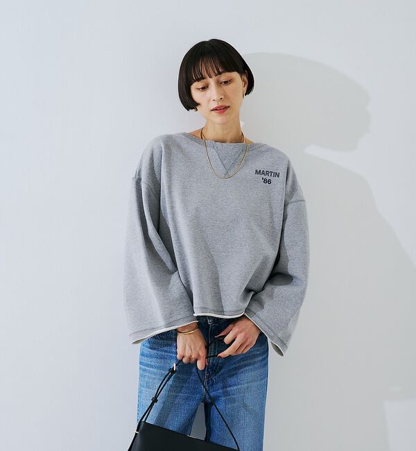 Rouge vif「【IRONING/アイロニング】ロゴショート丈スウェット/スエット logo a」|スウェット・ジャージ|