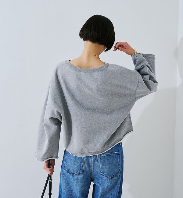 Rouge vif「【IRONING/アイロニング】ロゴショート丈スウェット/スエット logo a」|スウェット・ジャージ|