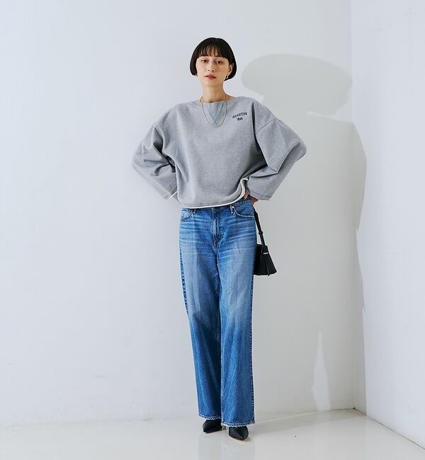 Rouge vif「【IRONING/アイロニング】ロゴショート丈スウェット/スエット logo a」|スウェット・ジャージ|