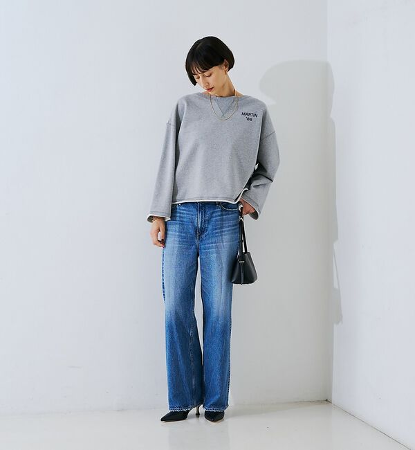 Rouge vif「【IRONING/アイロニング】ロゴショート丈スウェット/スエット logo a」|スウェット・ジャージ|