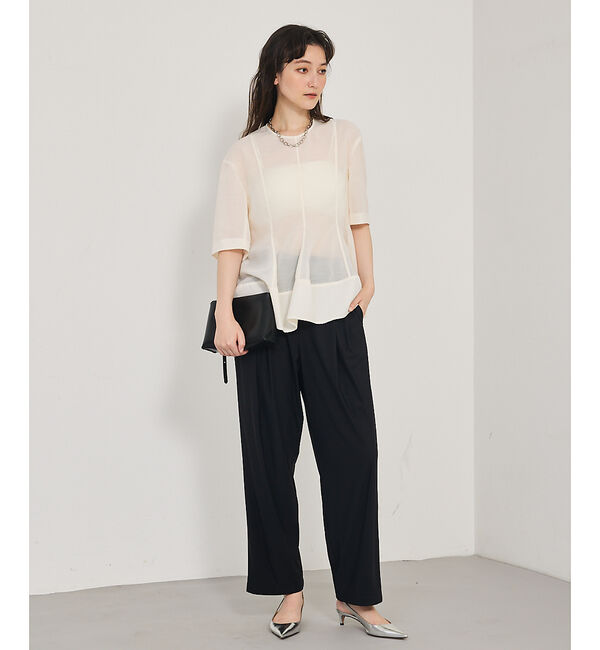 qualite「カーヴィングブラウス」|シャツ・ブラウス|
