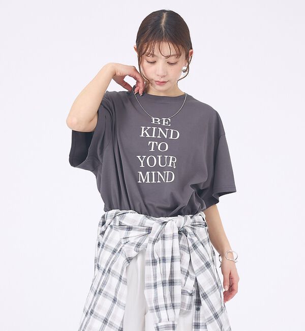 abahouse mavie「ロゴタックTシャツ」|Tシャツ・カットソー|