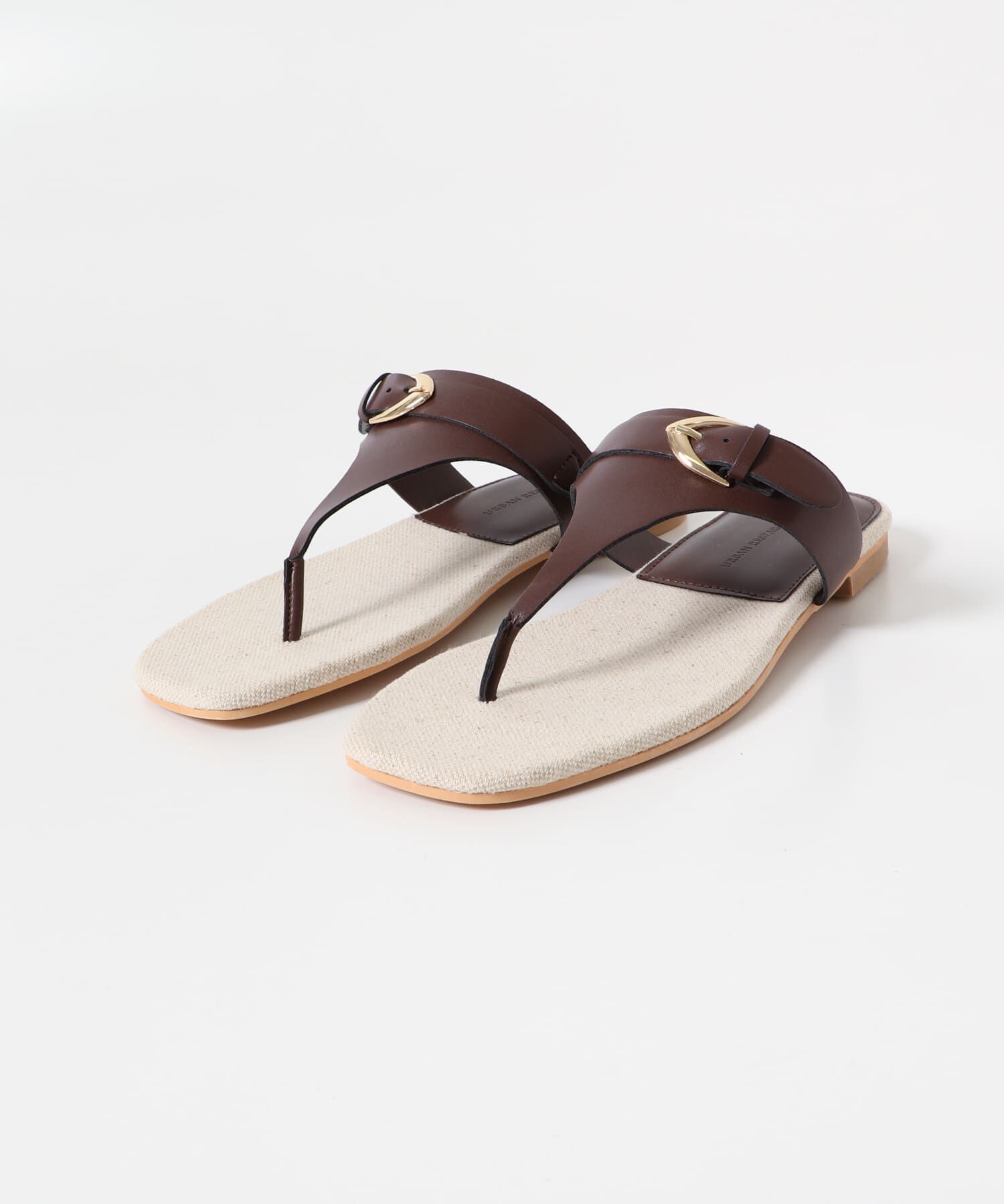 URBAN RESEARCH DOORS「キャンバスコンビトングサンダル」|サンダル|