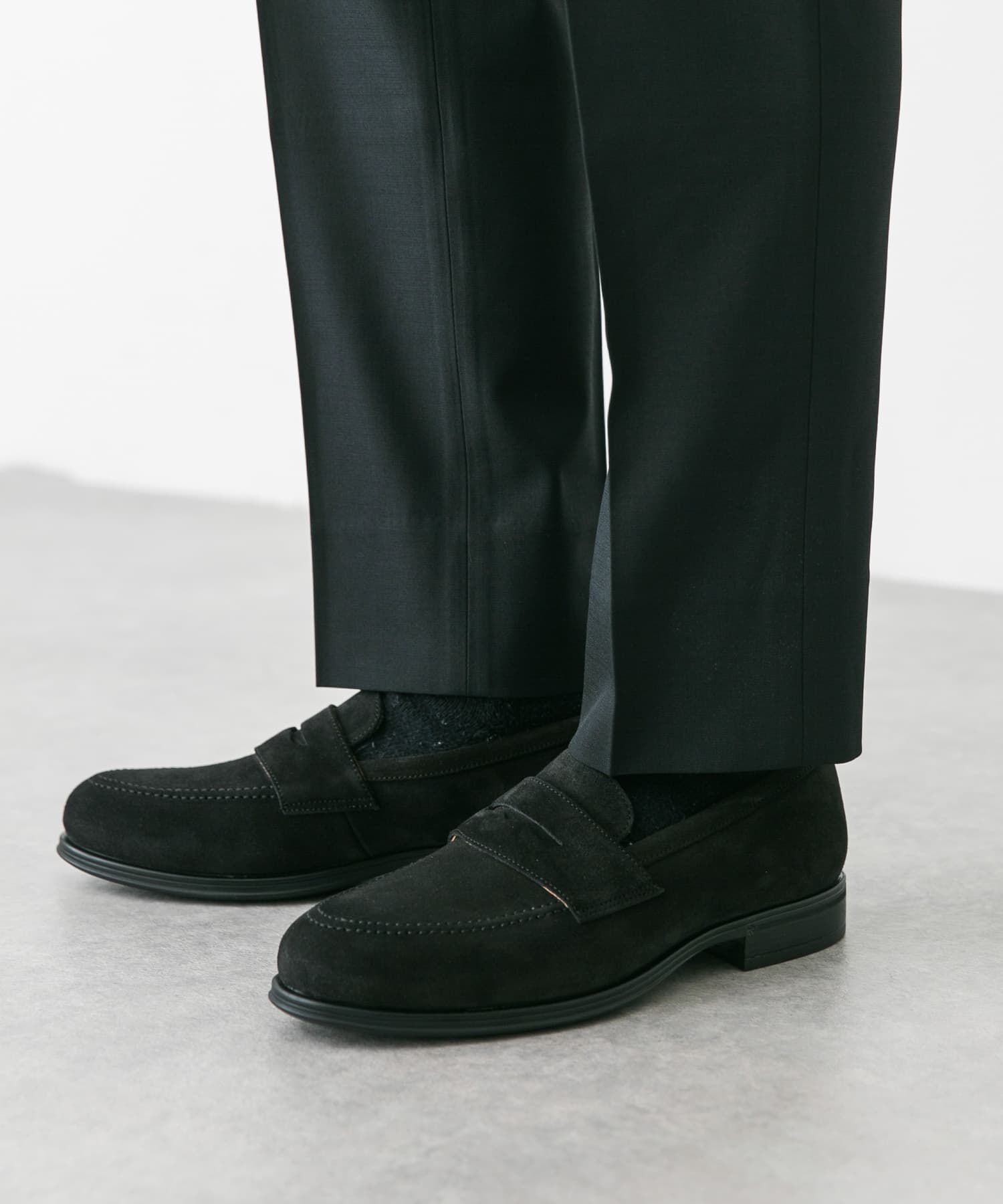 URBAN RESEARCH DOORS「LIFE STYLE TAILOR　マルチスペックスエードコインローファー」|ビジネス・ドレスシューズ|