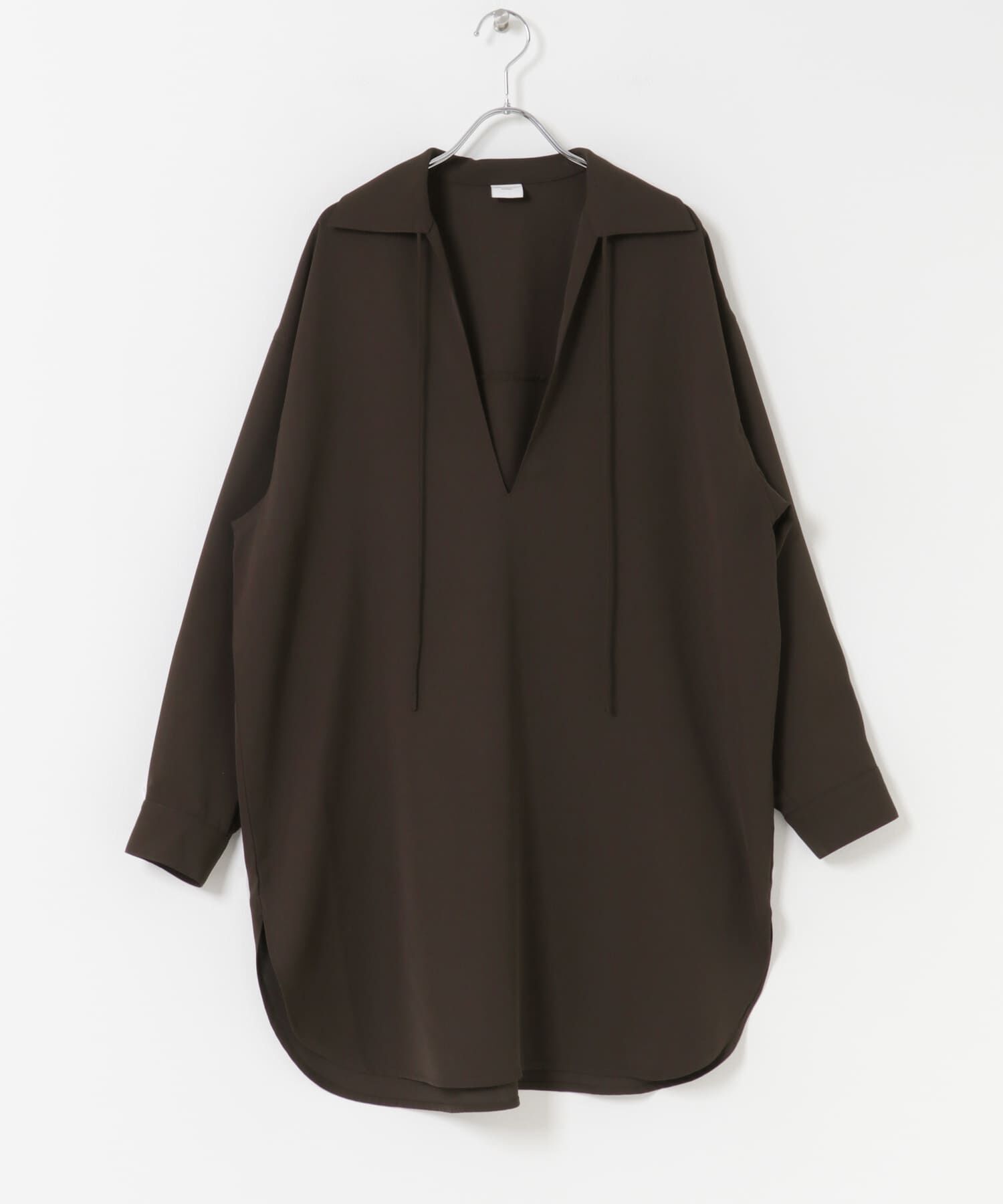 URBAN RESEARCH DOORS「スキッパーチュニックシャツ」|シャツ・ブラウス|