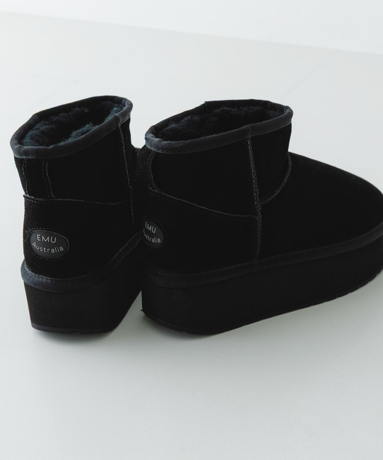 RODE SKO「EMU　PLATFORM MICRO WOOL」|ショートブーツ|