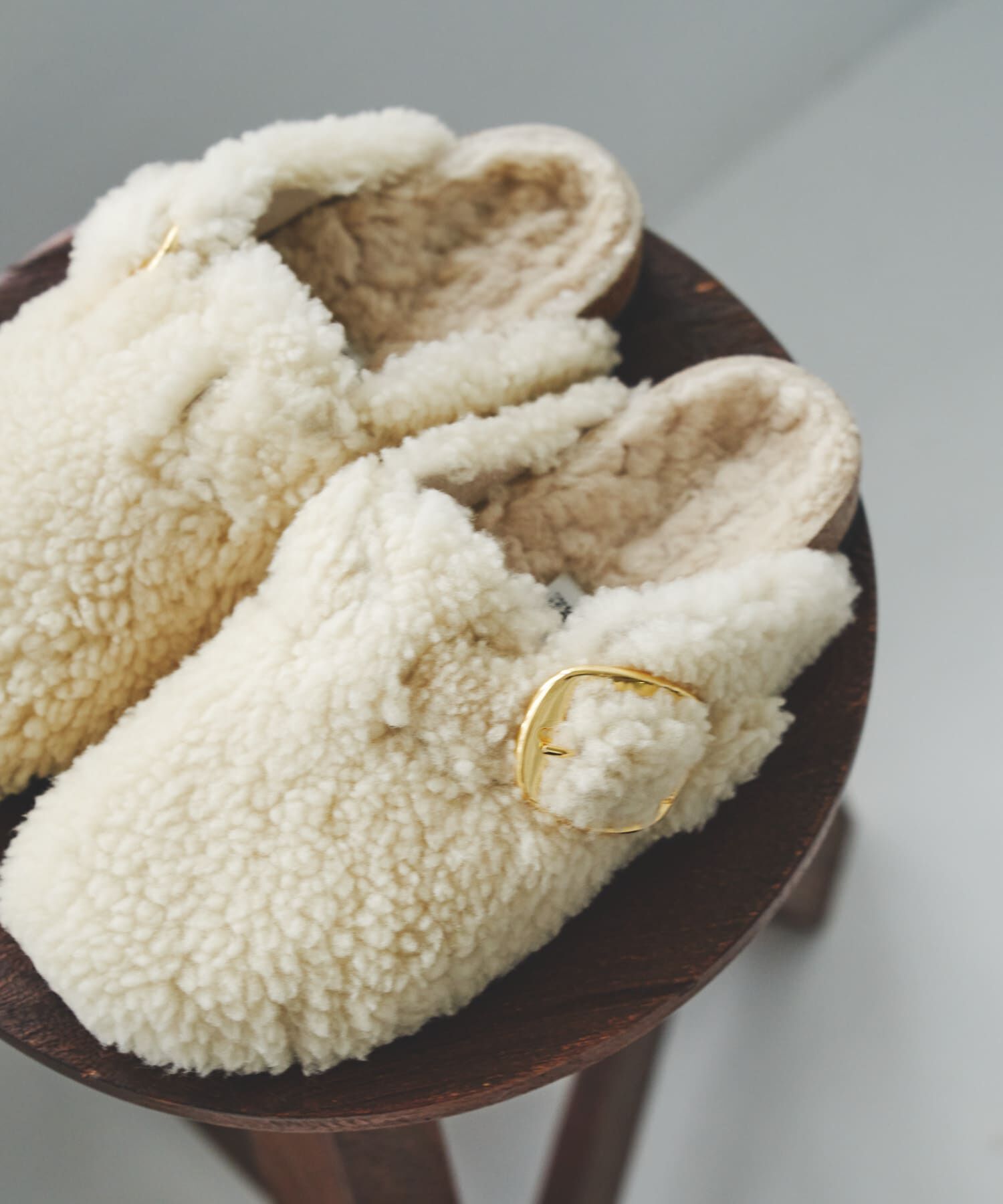 URBAN RESEARCH「BIRKENSTOCK　Boston Big Buckle Teddy」|サンダル|