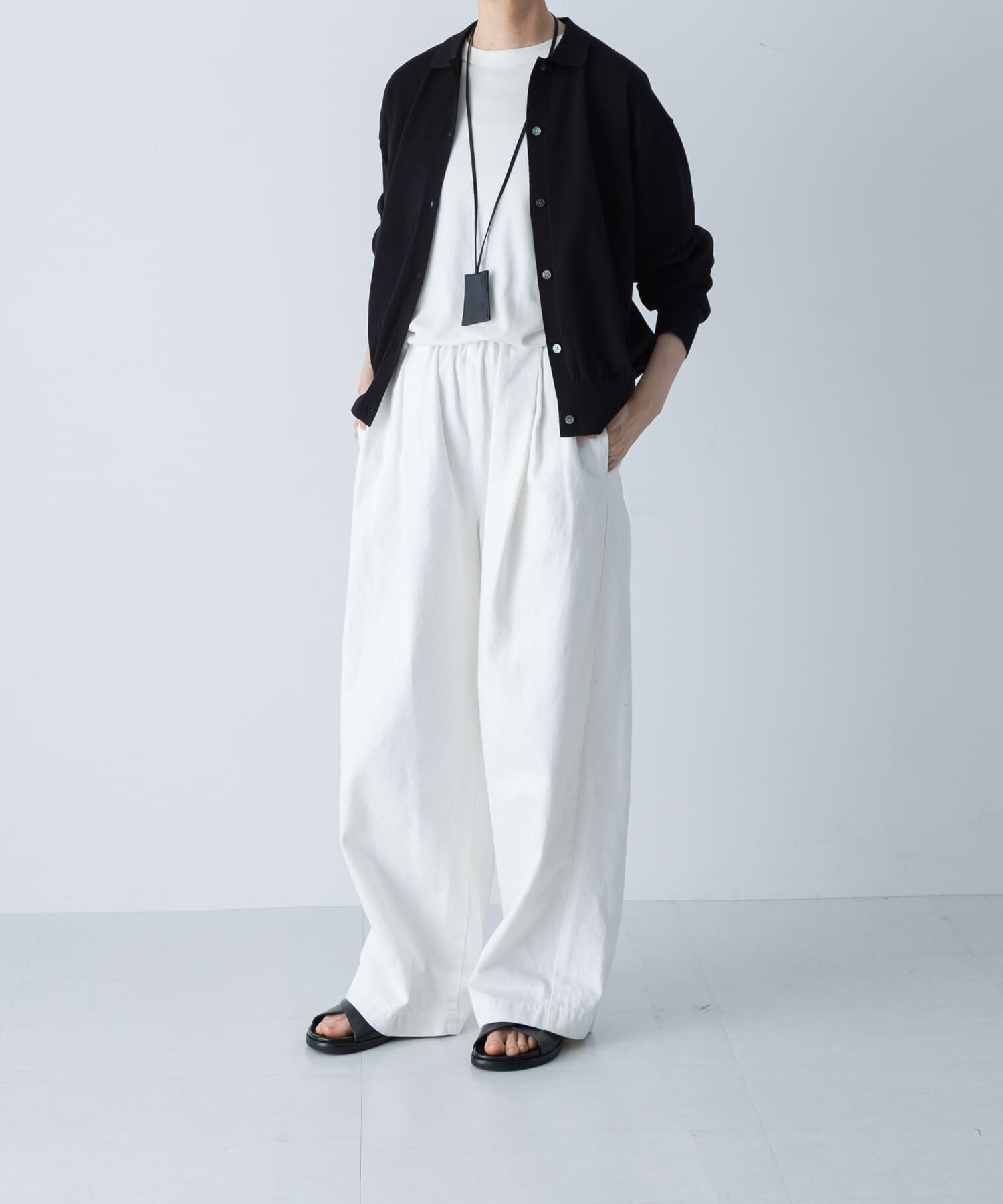 かぐれ「ホワイトデニムワイドパンツ」|その他|