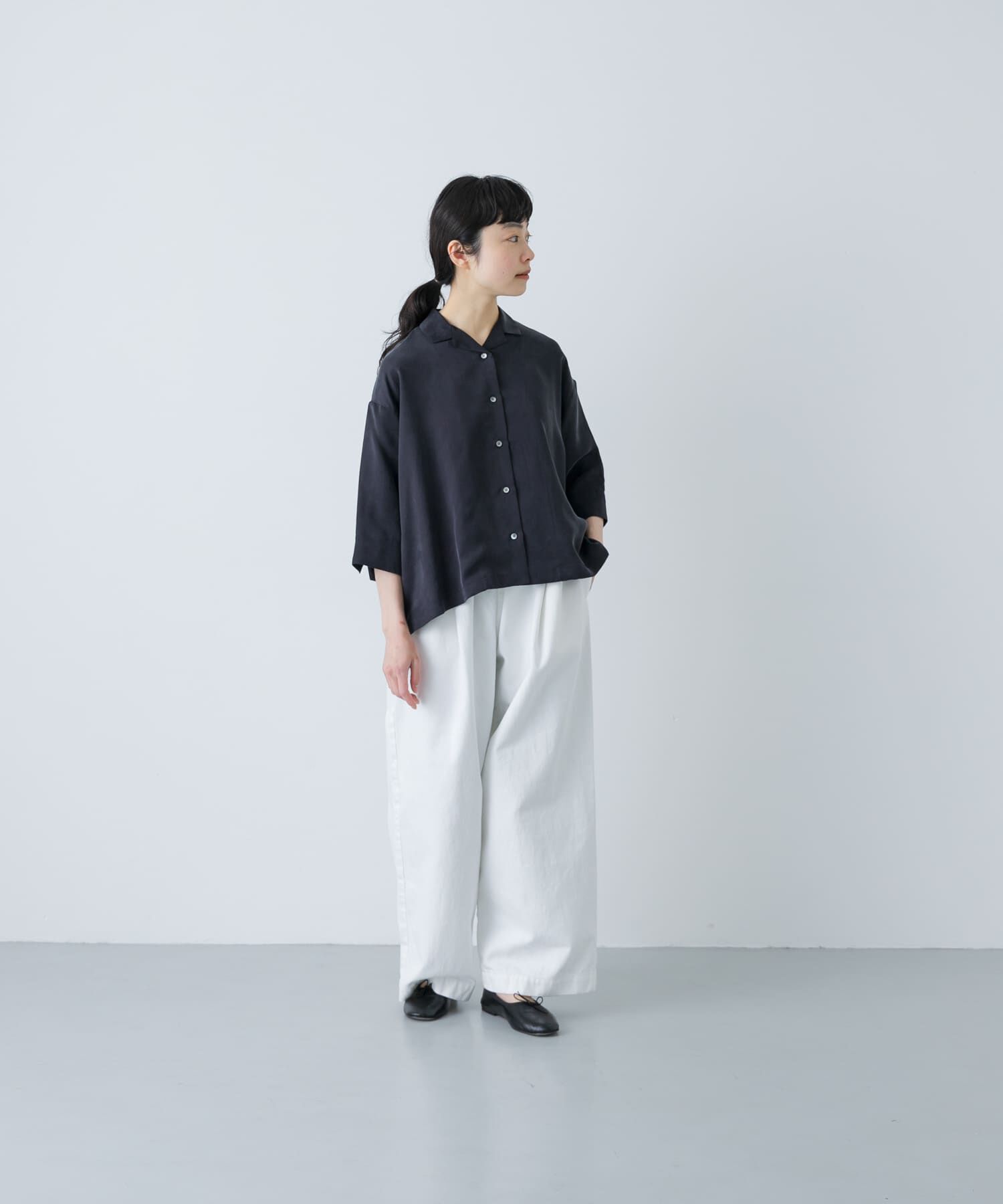 かぐれ「ホワイトデニムワイドパンツ」|その他|