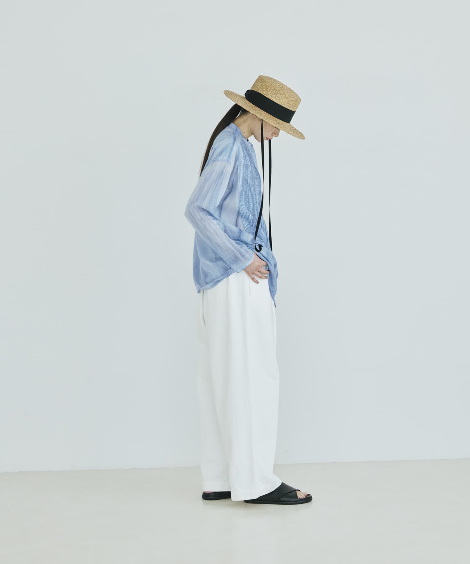 かぐれ「ホワイトデニムワイドパンツ」|その他|