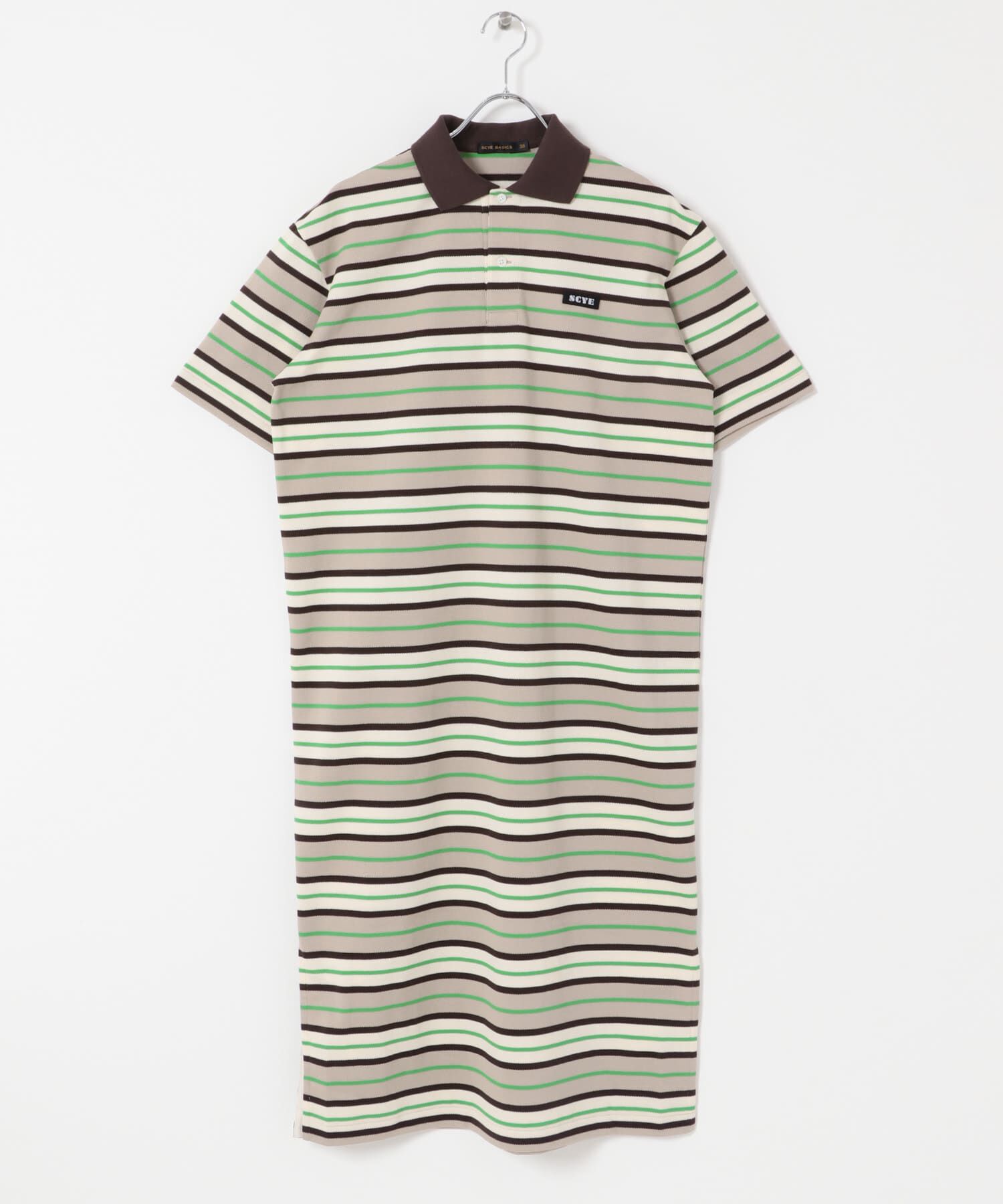 URBAN RESEARCH DOORS「Scye　STRIPEDCOTTONDRESS」|ワンピース|