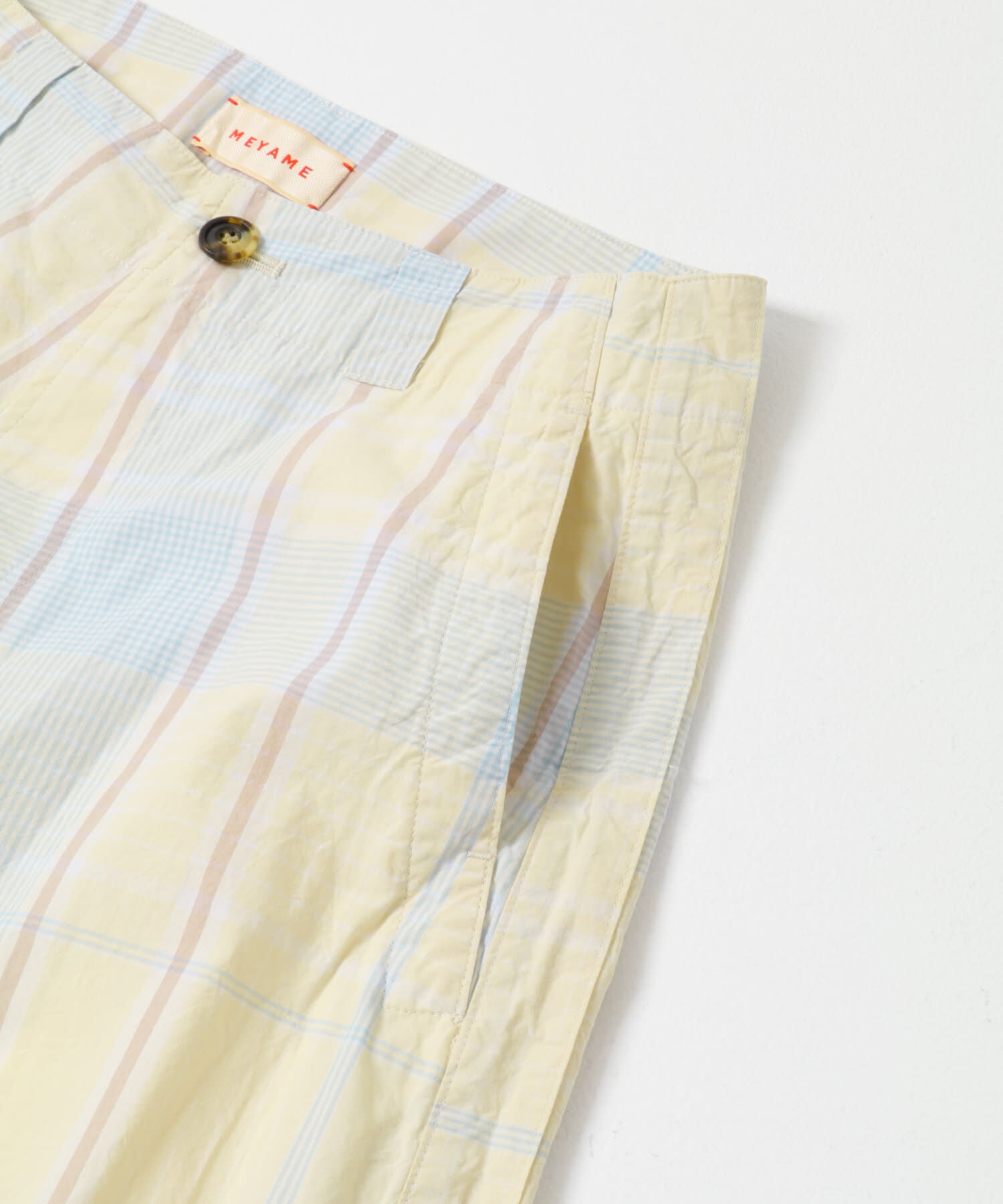 URBAN RESEARCH DOORS「MEYAME　CHECK SIDE LINE WIDE PANTS」|その他|