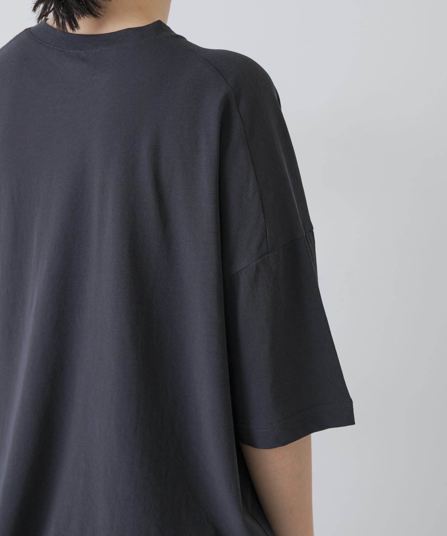 かぐれ「ハイツイストコットン半袖Tシャツ」|Tシャツ・カットソー|