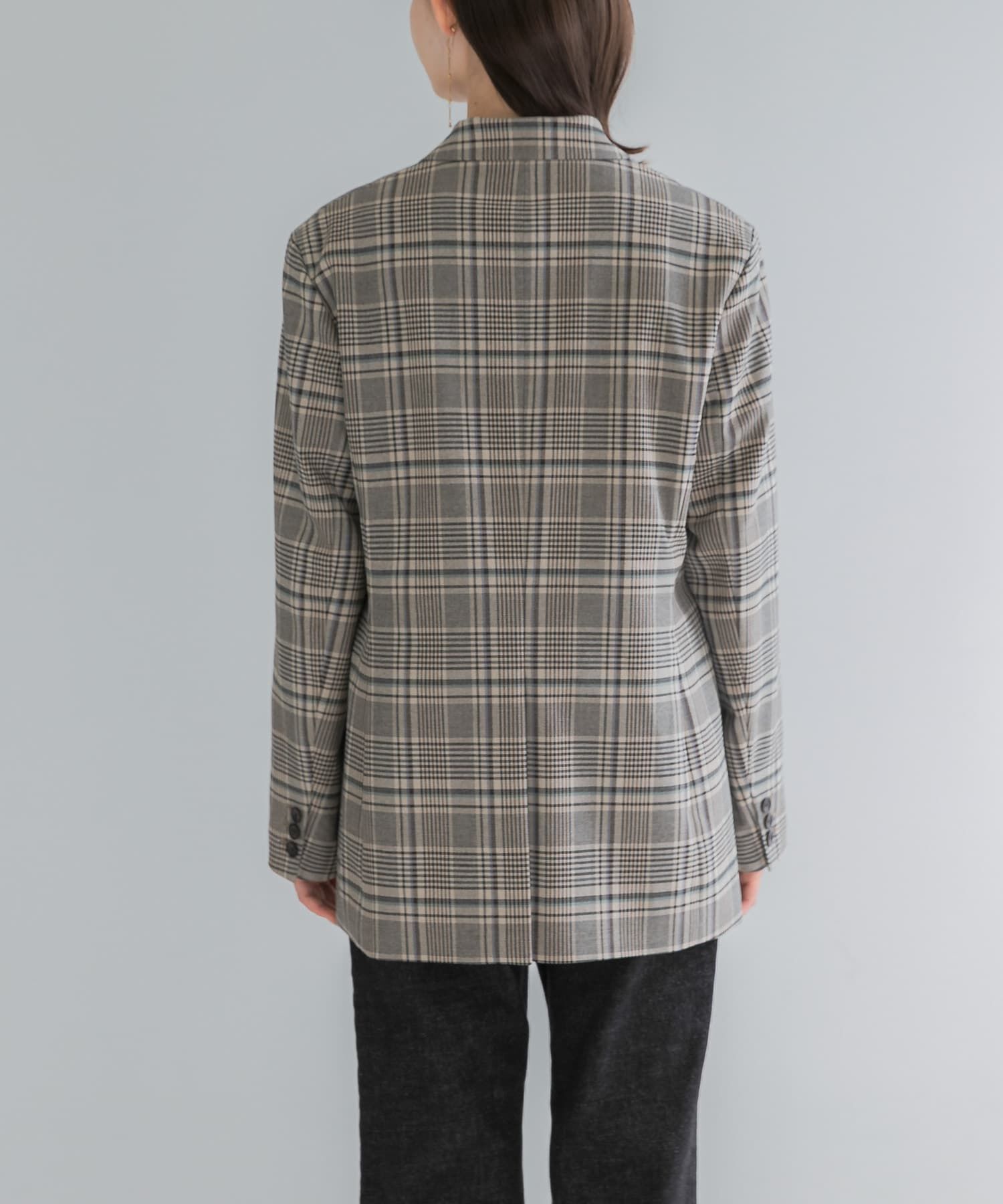 URBAN RESEARCH ROSSO「チェックテーラードフォルムジャケット」|その他|