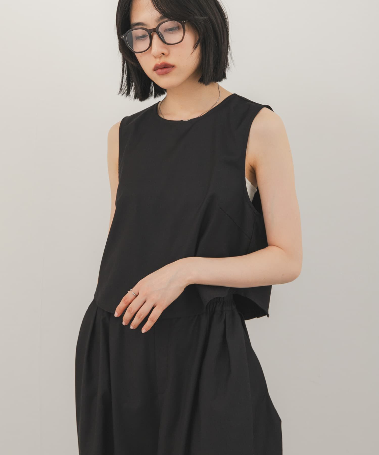  「ミニマルトップスSETワイドパンツ」|その他|