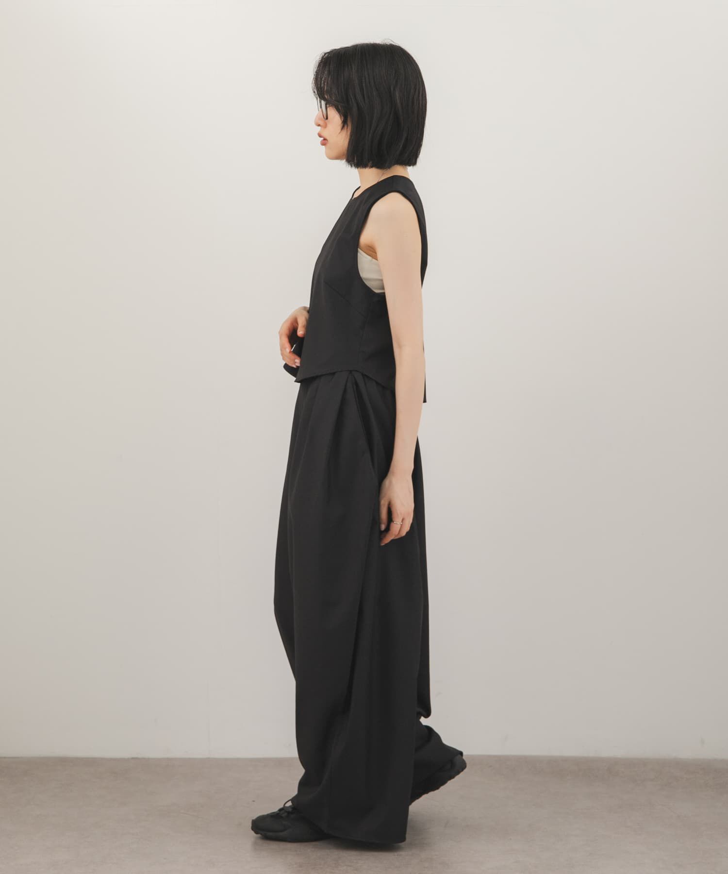  「ミニマルトップスSETワイドパンツ」|その他|