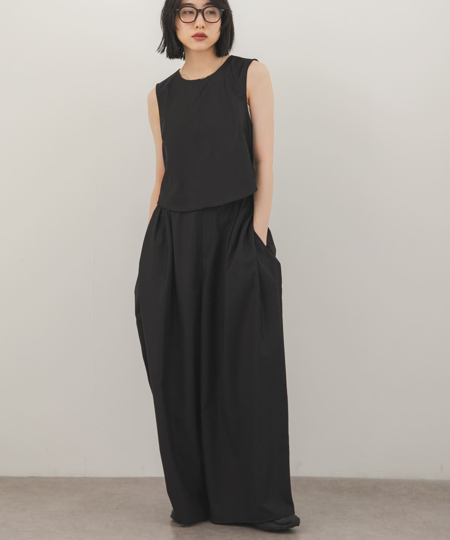  「ミニマルトップスSETワイドパンツ」|その他|