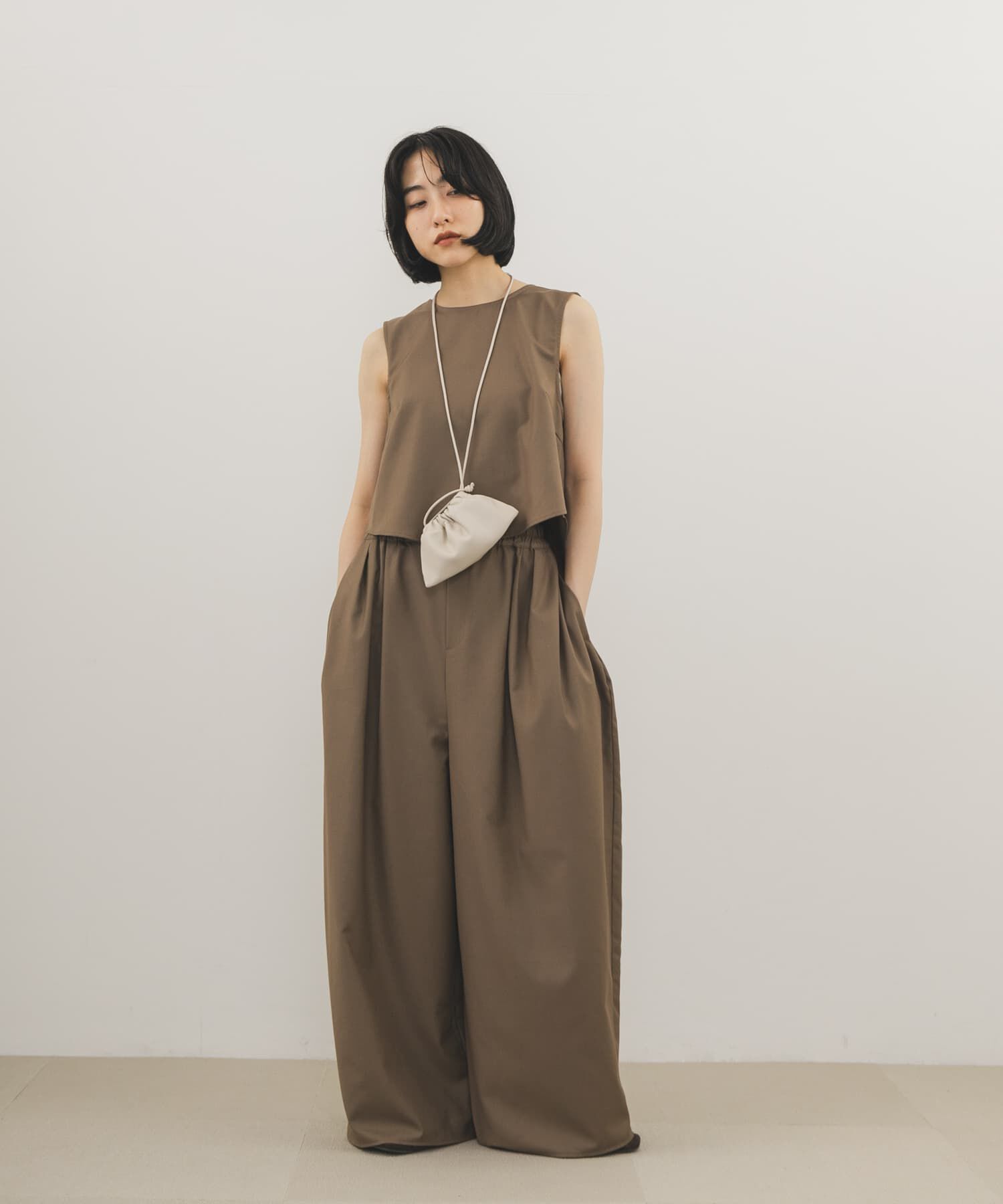  「ミニマルトップスSETワイドパンツ」|その他|