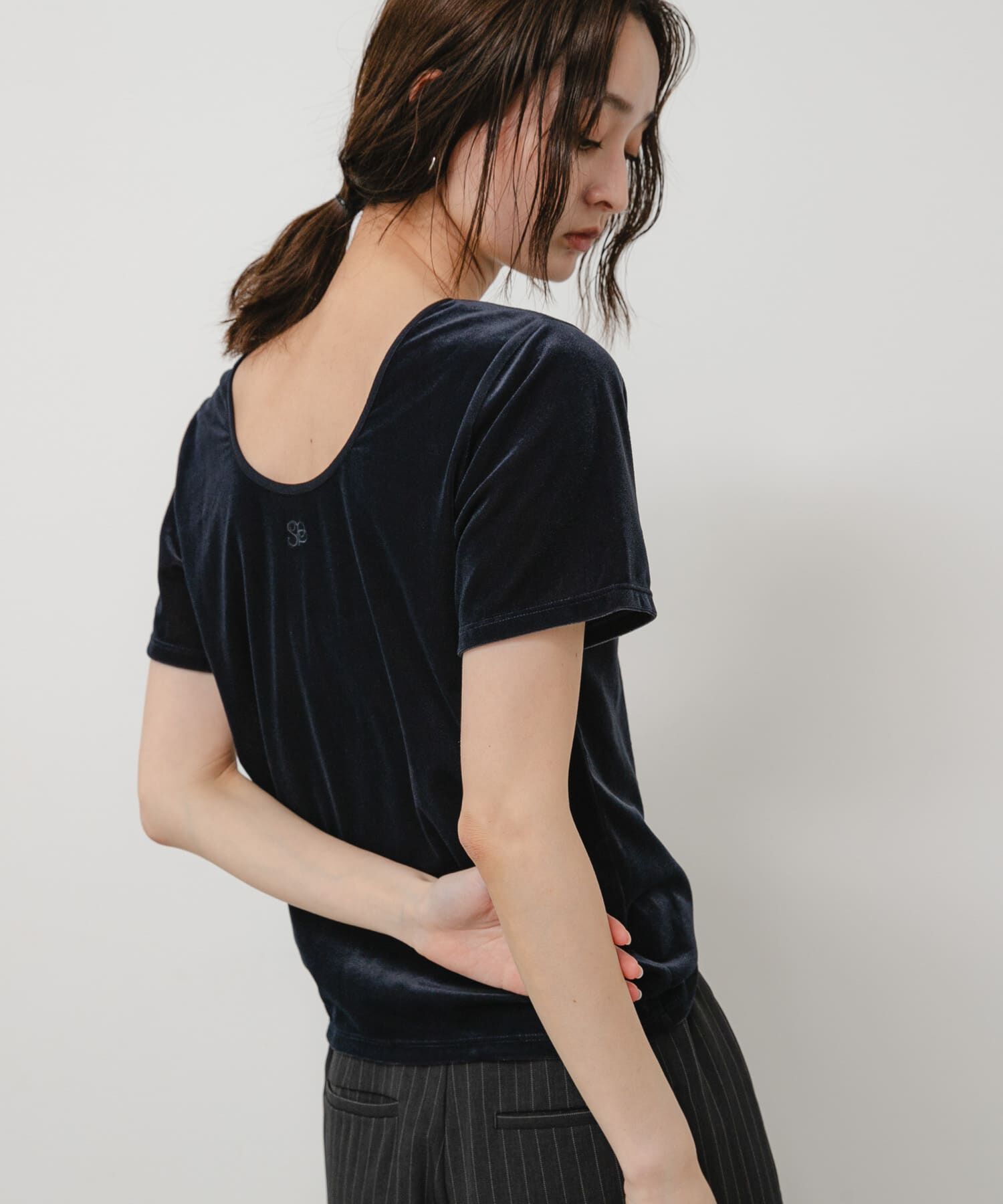 SENSE OF PLACE by URBAN RESEARCH「2WAYシシュウベロアTシャツ」|Tシャツ・カットソー|