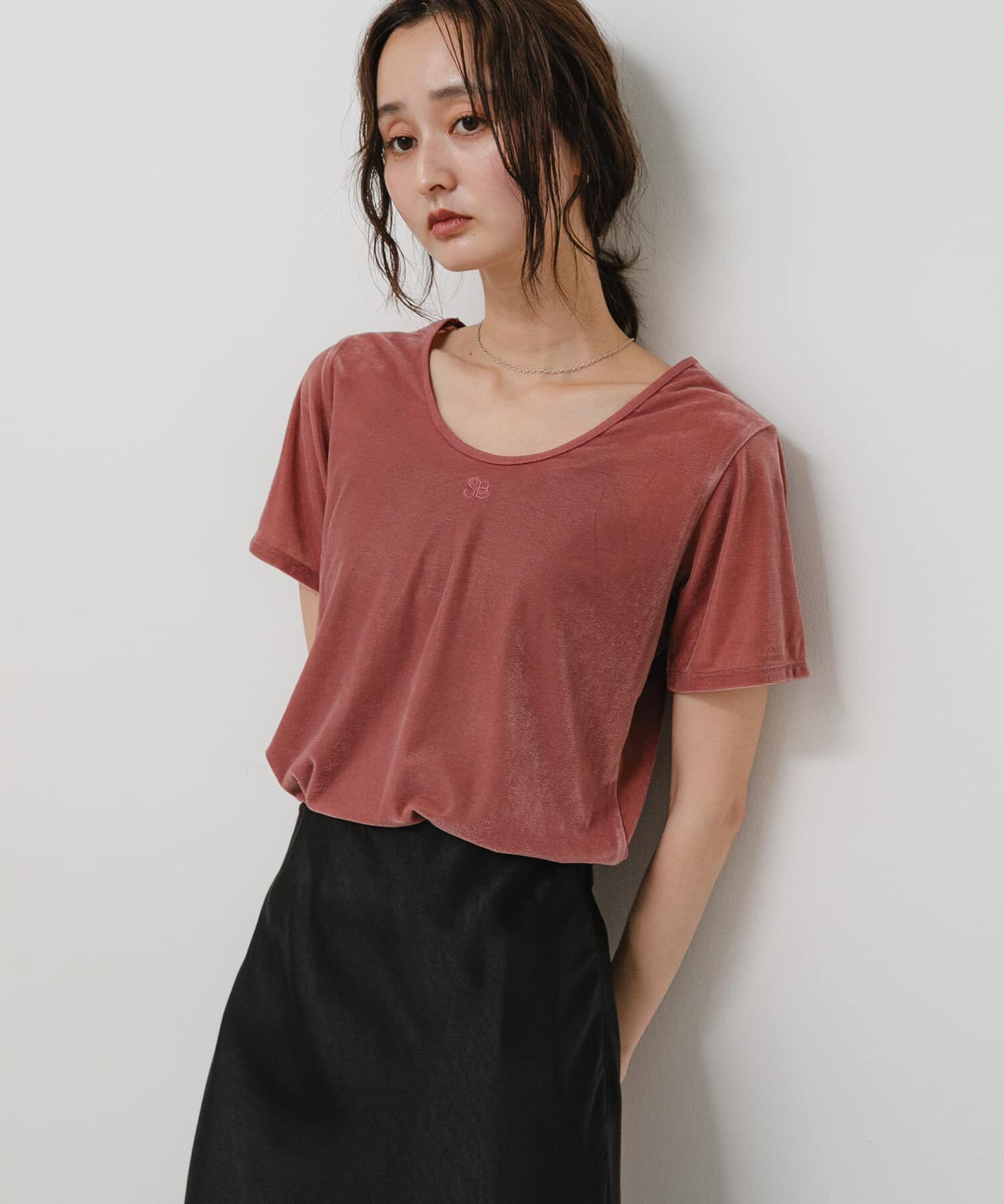 SENSE OF PLACE by URBAN RESEARCH「2WAYシシュウベロアTシャツ」|Tシャツ・カットソー|