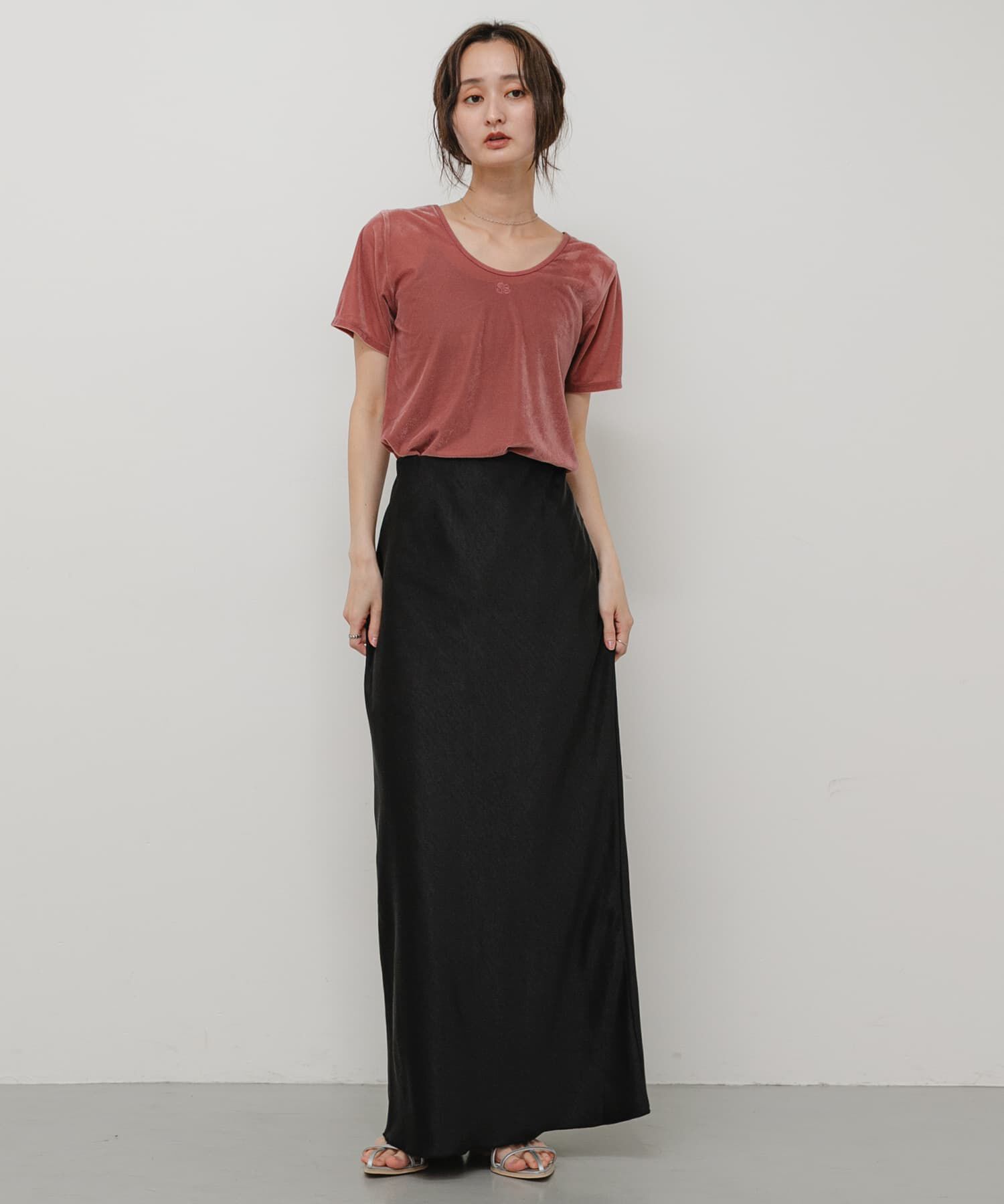 SENSE OF PLACE by URBAN RESEARCH「2WAYシシュウベロアTシャツ」|Tシャツ・カットソー|