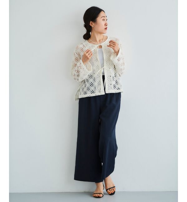 le.coeur blanc「《セットアップ対応》タンブラーブッチャータックワイドパンツ」|その他|
