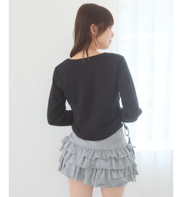  「カットティアードフリルスカパン」|スカート|