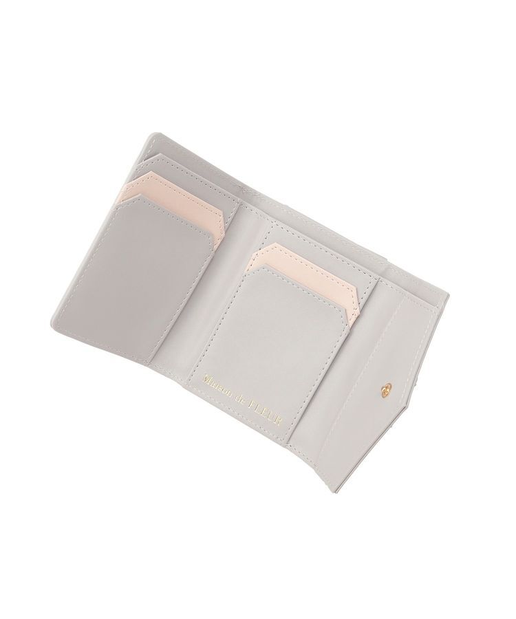 Maison de FLEUR「ロンバスキルトリボンウォレット」|財布|