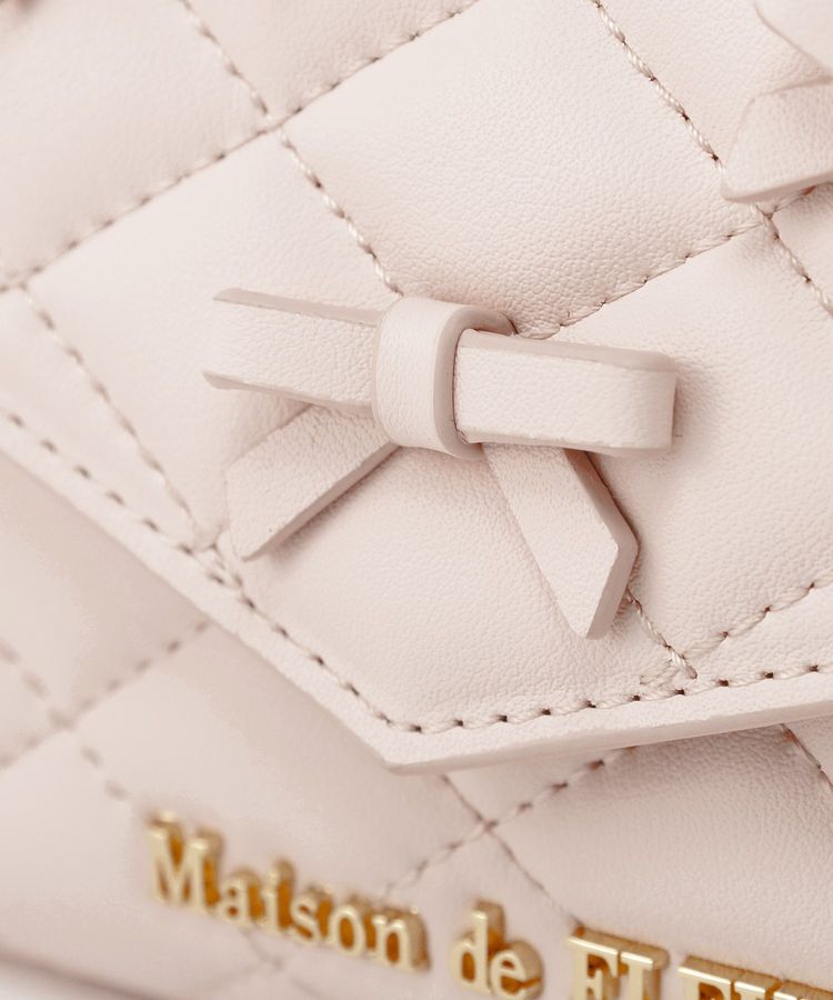 Maison de FLEUR「ロンバスキルトリボンウォレット」|財布|