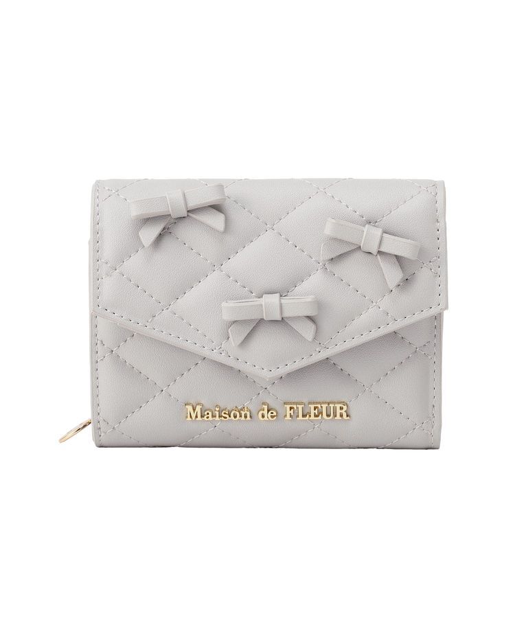Maison de FLEUR「ロンバスキルトリボンウォレット」|財布|