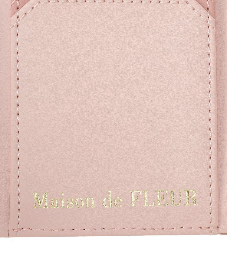 Maison de FLEUR「リボンチャームキルティングプチウォレット」|財布|