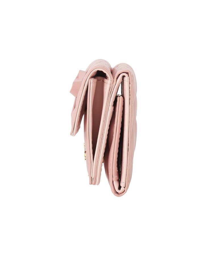 Maison de FLEUR「リボンチャームキルティングプチウォレット」|財布|