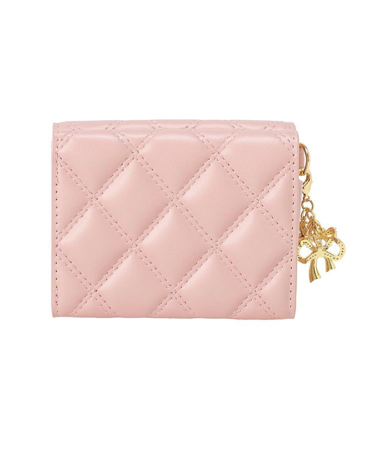 Maison de FLEUR「リボンチャームキルティングプチウォレット」|財布|