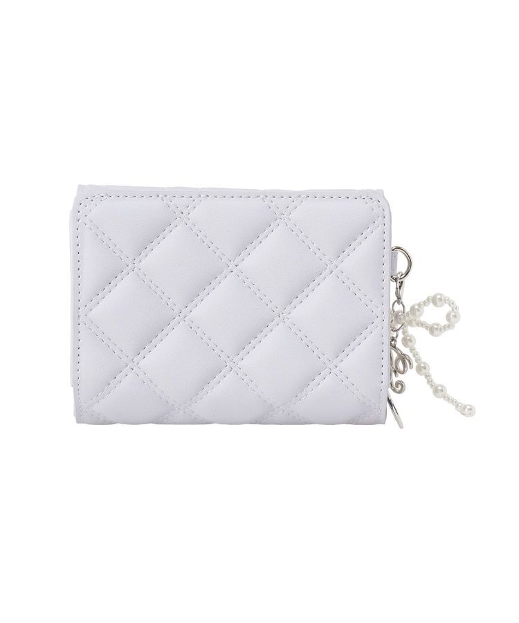 Maison de FLEUR「ビジューリボンキルティングウォレット」|財布|