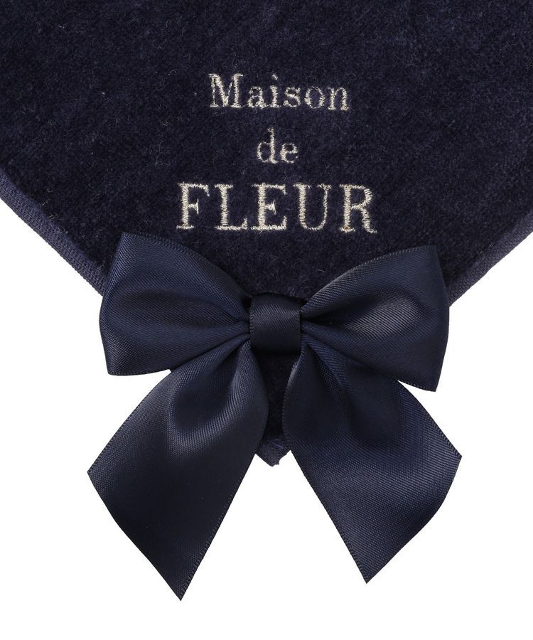 Maison de FLEUR「ビッグリボンタオルハンカチ」|ハンカチ|