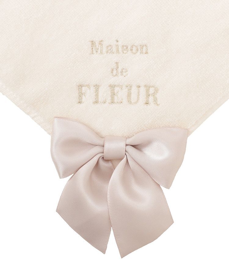 Maison de FLEUR「ビッグリボンタオルハンカチ」|ハンカチ|