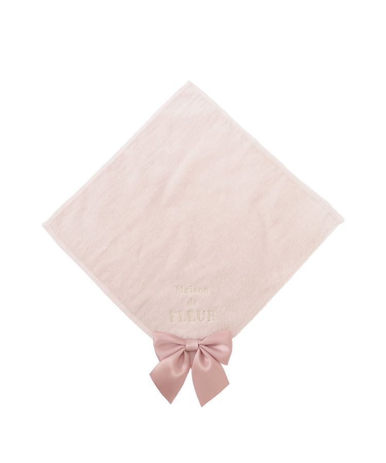 Maison de FLEUR「ビッグリボンタオルハンカチ」|ハンカチ|
