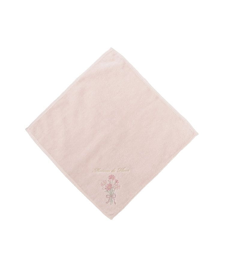 Maison de FLEUR「コスモス刺繍タオルハンカチ」|ハンカチ|
