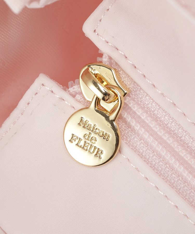 Maison de FLEUR「リボンチャーム付きマルチポケットトートバッグ」|トートバッグ|