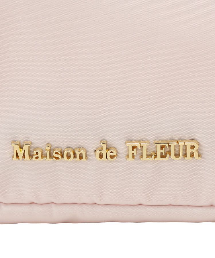 Maison de FLEUR「リボンチャーム付きマルチポケットトートバッグ」|トートバッグ|