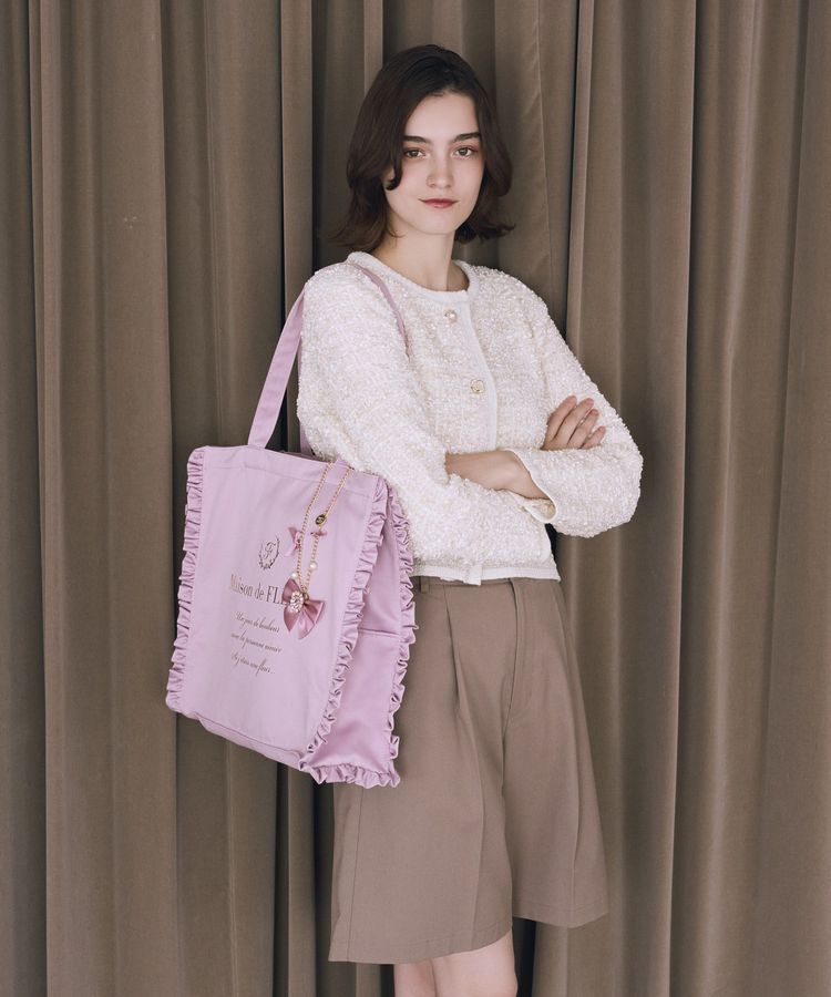 Maison de FLEUR「ビジューリボンパールバッグチャーム」|その他|