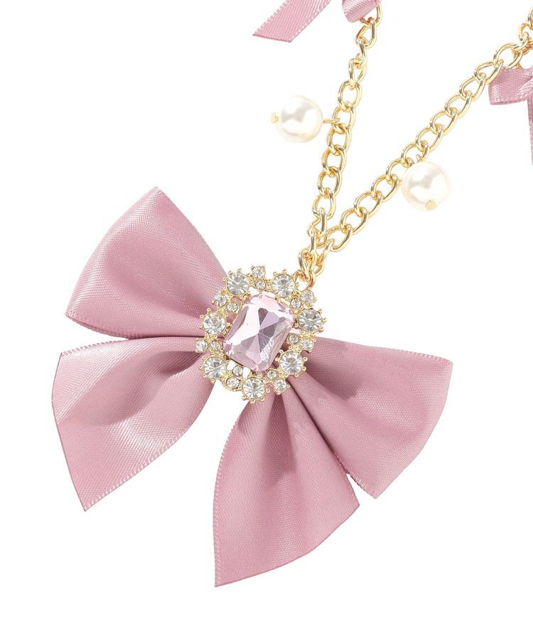 Maison de FLEUR「ビジューリボンパールバッグチャーム」|その他|