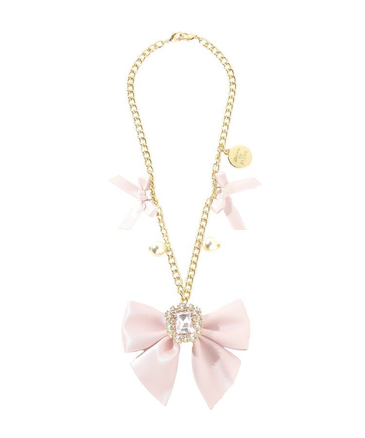 Maison de FLEUR「ビジューリボンパールバッグチャーム」|その他|
