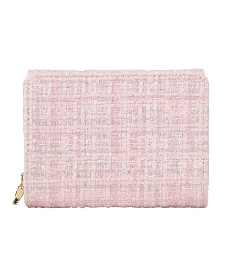 Maison de FLEUR「ツイードFリボンミニウォレット」|財布|